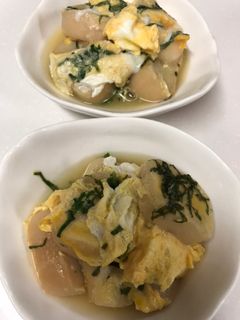 麩の卵とじ-レシピのメイン写真