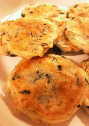 ほうれん草と鮭ポテおやき【離乳食後期〜】-レシピのメイン写真