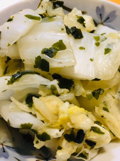 簡単!わかめご飯の素で!白菜あえ♪-レシピのメイン写真