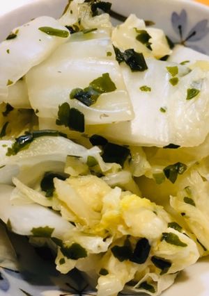 簡単!わかめご飯の素で!白菜あえ♪-レシピのメイン写真