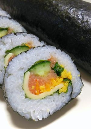 ７種の具材で明太子太巻き～恵方巻きにも～-レシピのメイン写真