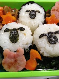 ひつじのショーン弁当-レシピのメイン写真