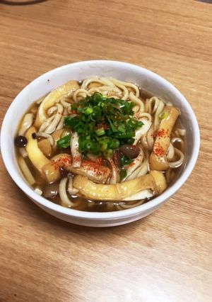 しめじと油揚げのあんかけうどん-レシピのメイン写真