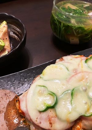 鳥の胸肉ピザ!簡単!ダイエット!ムネ肉-レシピのメイン写真
