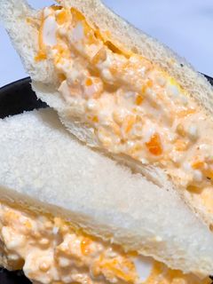レンジでチン♫フワとろ玉子サンド-レシピのメイン写真