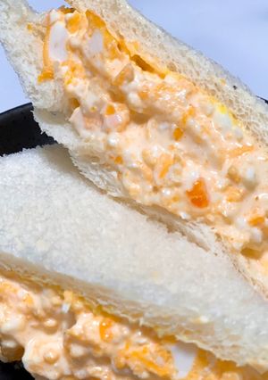 レンジでチン♫フワとろ玉子サンド-レシピのメイン写真
