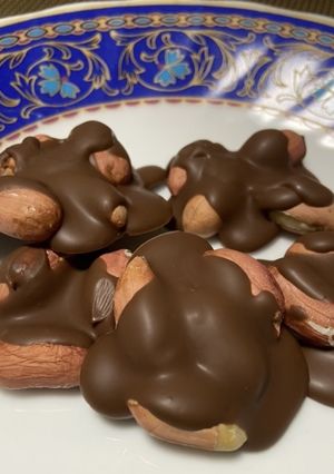 ピーナツチョコ（薄皮付-レシピのメイン写真