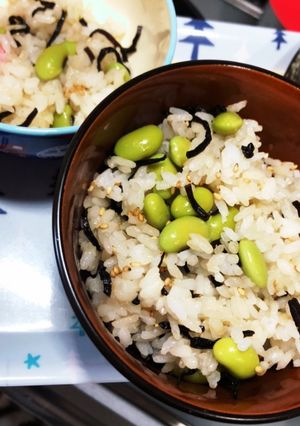 時短 混ぜるだけ♡枝豆昆布 ご飯♡-レシピのメイン写真