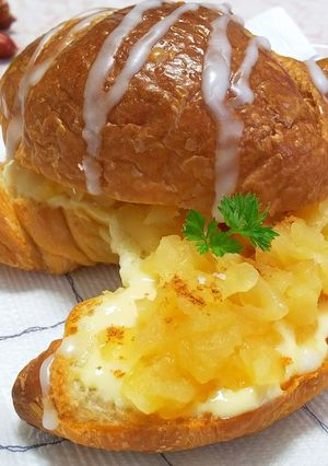 アップルパイみたいなクロワッサンサンド-レシピのメイン写真