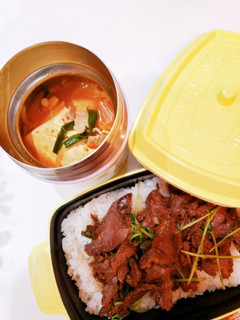 スープジャー★キムチチゲ★お弁当-レシピのメイン写真