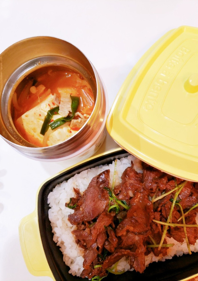スープジャー★キムチチゲ★お弁当-レシピのメイン写真