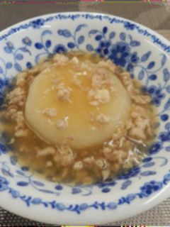大根のそぼろあんかけ-レシピのメイン写真