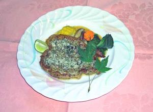 ポークロースのハーブ香草風味ステーキ-レシピのメイン写真