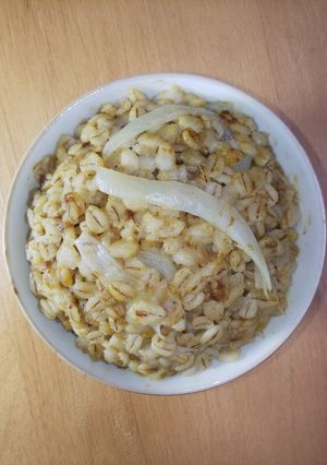 100%押し麦のカレーたまねぎ麦飯-レシピのメイン写真