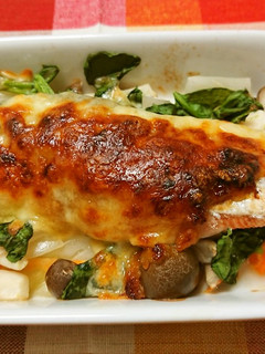 鮭と玉ねぎの味噌チーズ焼き-レシピのメイン写真