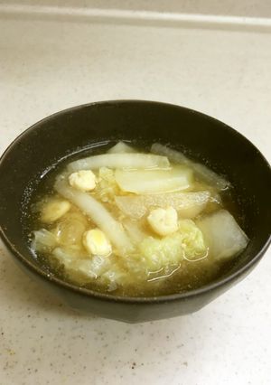 打ち豆の味噌汁（福井の郷土料理）-レシピのメイン写真