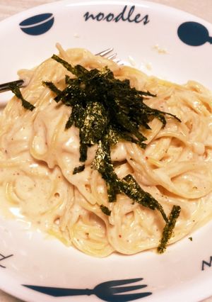 明太子クリームパスタ★生クリームなし濃厚-レシピのメイン写真