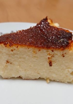 混ぜるだけ簡単「バスク風チーズケーキ」-レシピのメイン写真