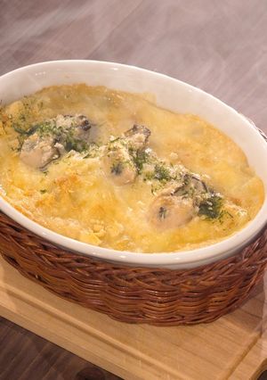 すじ青のりの牡蠣グラタン-レシピのメイン写真