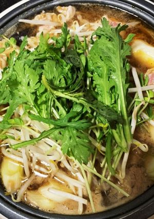 切って入れるだけ！タラと豚肉の辛みそ鍋-レシピのメイン写真
