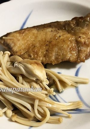 ブリのガーリック照り焼きキノコ添え-レシピのメイン写真