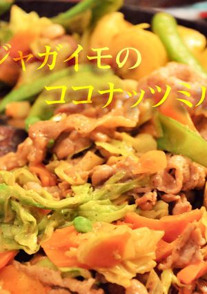 豚肉とジャガイモのココナッツミルク炒め-レシピのメイン写真