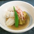 ハモと焼きナスの冷やし鉢