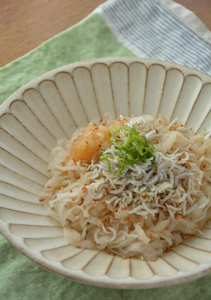 釜揚げしらすのダイエット冷やしうどん-レシピのメイン写真
