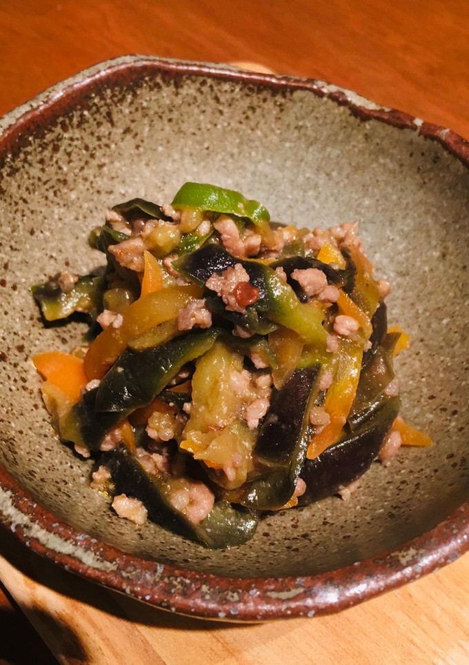 なすと挽肉の味噌炒め(塩分控えめ)-レシピのメイン写真