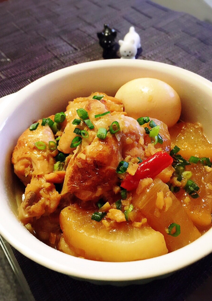 とろ〜り味たま♪大根と手羽のオイスター煮-レシピのメイン写真