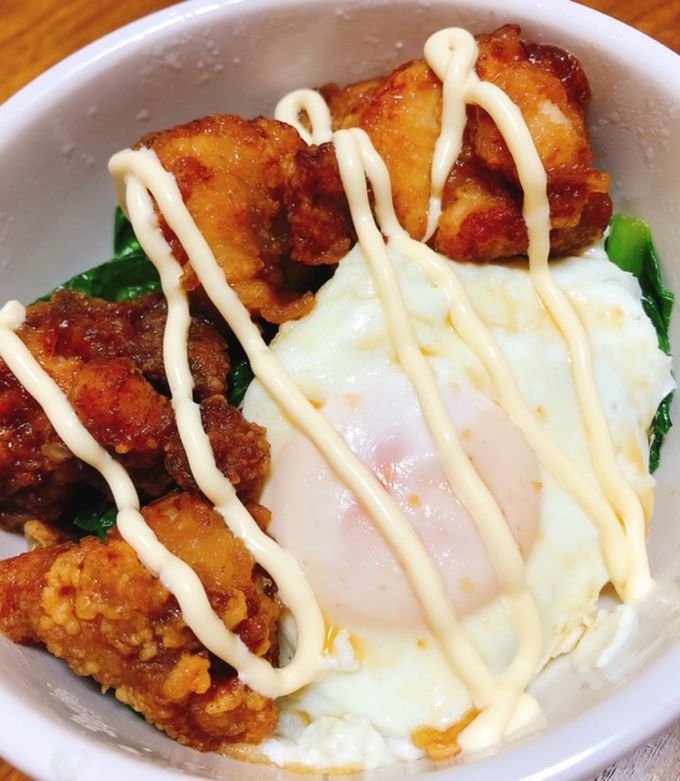 醤油味のタレが決めて!絶品唐揚げ丼-レシピのメイン写真