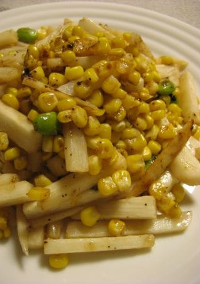 山芋ととうもろこしの炒め物-レシピのメイン写真