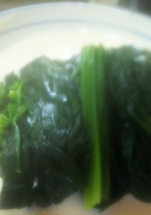 簡単美味・ちぢみほうれん草の白和え-レシピのメイン写真