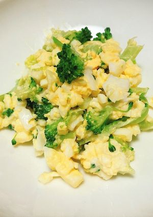 離乳食　ブロッコリーと卵のサラダ-レシピのメイン写真