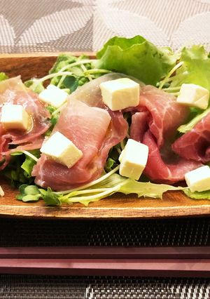 生ハムでカルパッチョ-レシピのメイン写真
