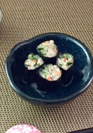 ごぼうサラダ海苔巻き お弁当に-レシピのメイン写真