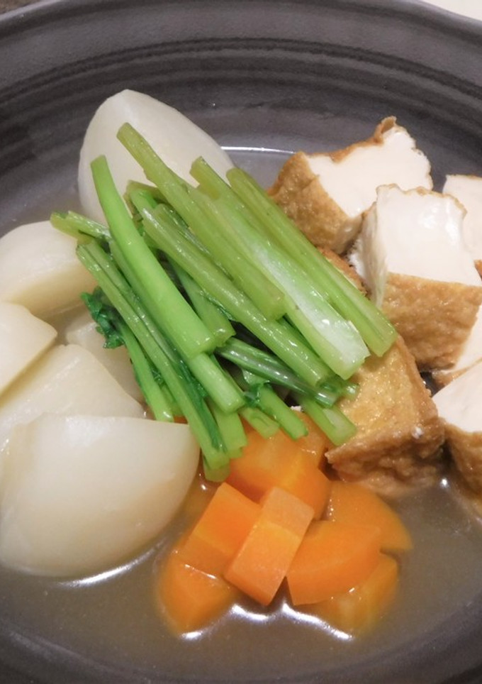 厚揚げとかぶの煮物-レシピのメイン写真