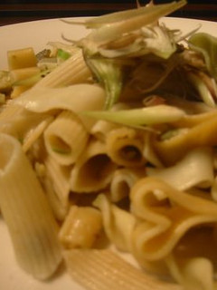 茗荷とナスのハートパスタ-レシピのメイン写真