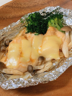 鶏むね肉のホイル焼き-レシピのメイン写真