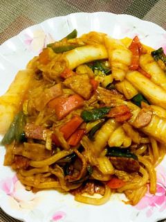 野菜たっぷり・ナポリタンうどん-レシピのメイン写真