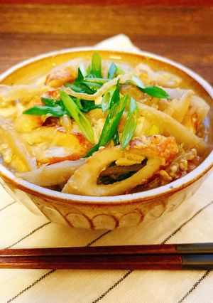 節約おかず♪ちくわともやしとごぼうの柳川風-レシピのメイン写真