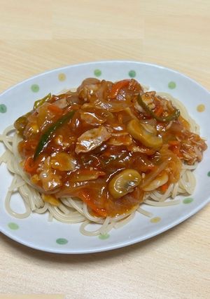あんかけスパゲッティ-レシピのメイン写真