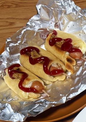 揚げないアメリカンドッグ-レシピのメイン写真