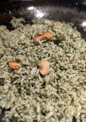 グリーンライス（ミントとパクチー混ぜご飯）-レシピのメイン写真