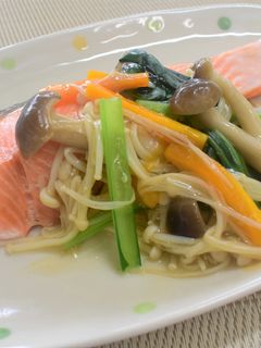 鮭のきのこあんかけ-レシピのメイン写真
