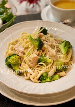 チキンとブロッコリーの柚子パスタ-レシピのメイン写真