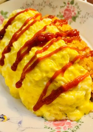 炊飯器ライス☆簡単ふわとろオムライス-レシピのメイン写真