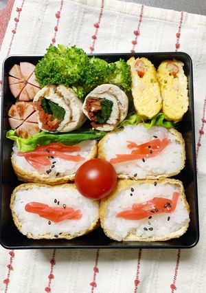 お稲荷さん弁当-レシピのメイン写真