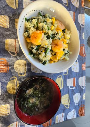 エビとほうれん草のチャーハン-レシピのメイン写真