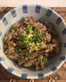 鶏肉とキノコの中華風炊き込みご飯